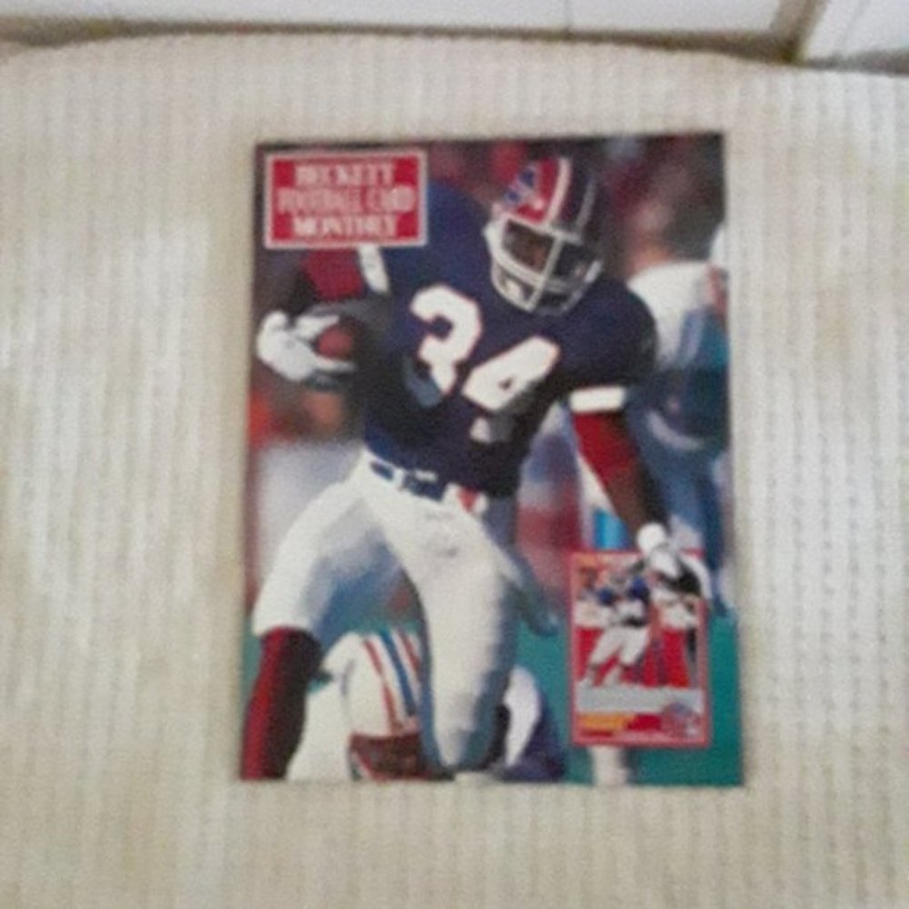 2 Vintage 91 Buffalo Bills Beckett Football Card Magazines Thurman & Bruce Smith